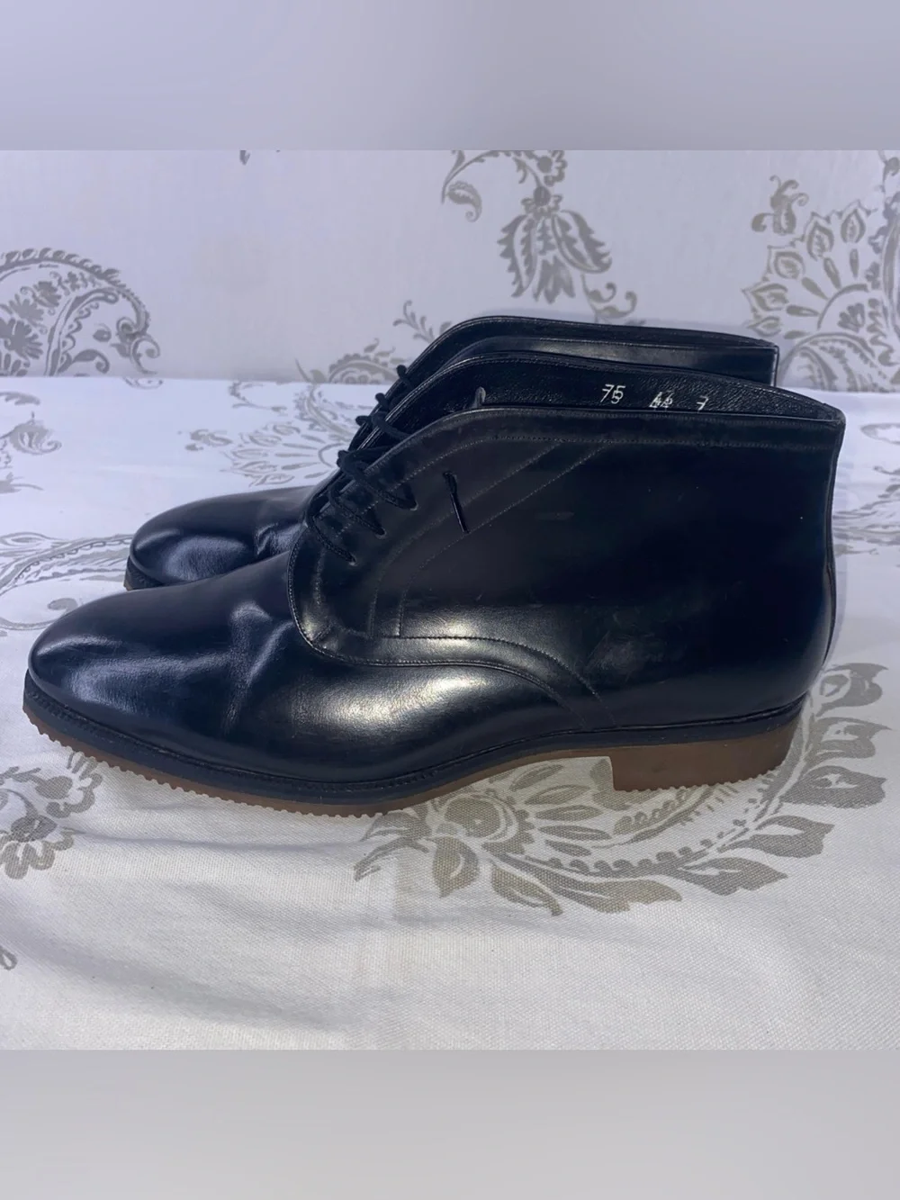 Vintage Dress Chukka Shearing Lined Size 10 Made In Italy